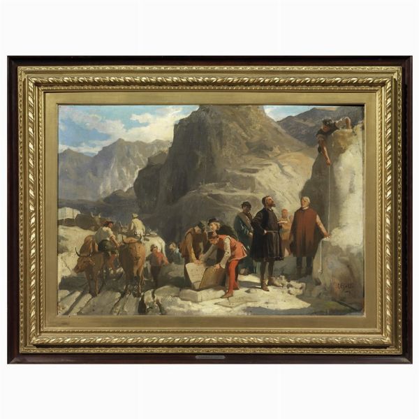 GATTI ANNIBALE : Annibale Gatti  - Asta ARCADE | DIPINTI DEL XIX E XX SECOLO - Associazione Nazionale - Case d'Asta italiane