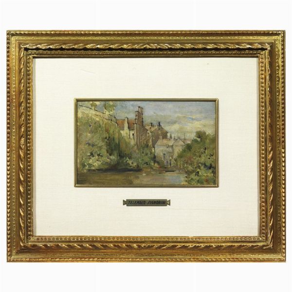 SIGNORINI TELEMACO : Telemaco Signorini  - Asta ARCADE | DIPINTI DEL XIX E XX SECOLO - Associazione Nazionale - Case d'Asta italiane