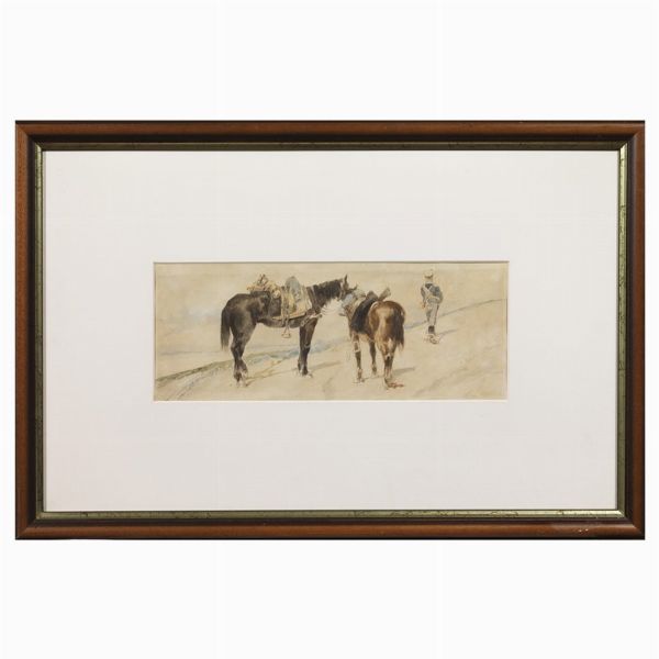 FATTORI GIOVANNI : Giovanni Fattori  - Asta ARCADE | DIPINTI DEL XIX E XX SECOLO - Associazione Nazionale - Case d'Asta italiane