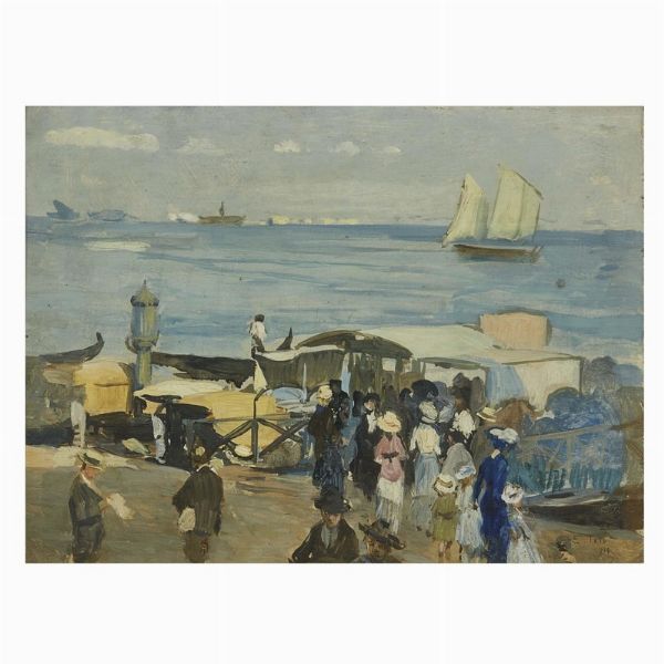 Tito Ettore : Ettore Tito  - Asta ARCADE | DIPINTI DEL XIX E XX SECOLO - Associazione Nazionale - Case d'Asta italiane