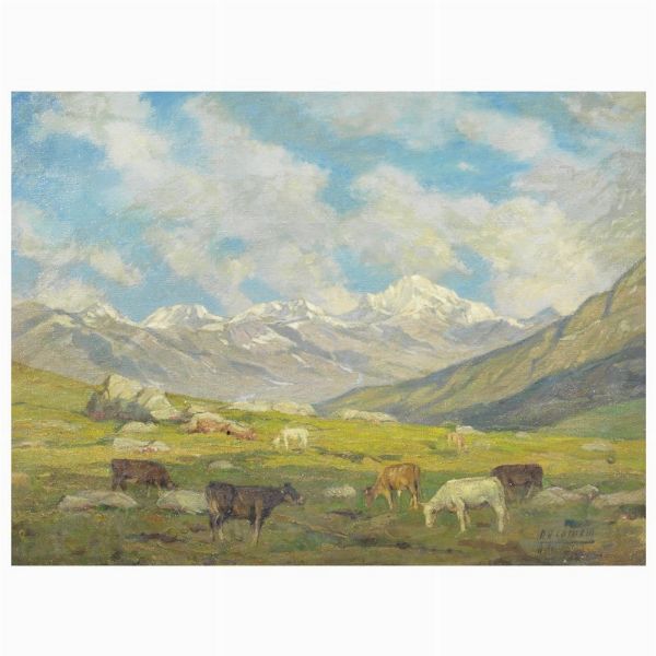 Comolli Gigi : Gigi Comolli  - Asta ARCADE | DIPINTI DEL XIX E XX SECOLO - Associazione Nazionale - Case d'Asta italiane