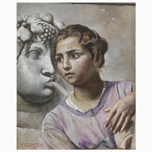 GEMITO VINCENZO : Vincenzo Gemito  - Asta ARCADE | DIPINTI DEL XIX E XX SECOLO - Associazione Nazionale - Case d'Asta italiane