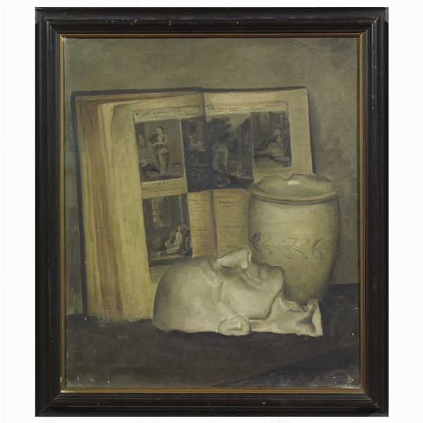 Scuola piemontese, sec. XX  - Asta ARCADE | DIPINTI DEL XIX E XX SECOLO - Associazione Nazionale - Case d'Asta italiane