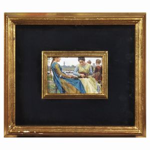 Sorbi Raffaello : Raffaello Sorbi  - Asta ARCADE | DIPINTI DEL XIX E XX SECOLO - Associazione Nazionale - Case d'Asta italiane