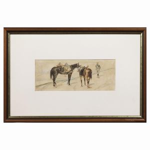 FATTORI GIOVANNI : Giovanni Fattori  - Asta ARCADE | DIPINTI DEL XIX E XX SECOLO - Associazione Nazionale - Case d'Asta italiane