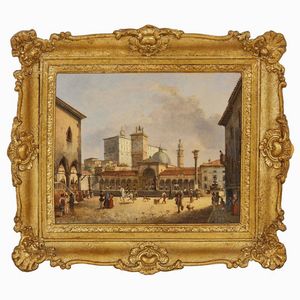 Bison Giuseppe Bernardino : Giuseppe Bernardino Bison  - Asta ARCADE | DIPINTI DEL XIX E XX SECOLO - Associazione Nazionale - Case d'Asta italiane