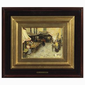 MIGLIARO VINCENZO : Vincenzo Migliaro  - Asta ARCADE | DIPINTI DEL XIX E XX SECOLO - Associazione Nazionale - Case d'Asta italiane