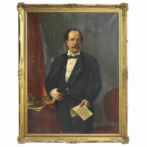 Attribuito a Michele Gordigiani  - Asta ARCADE | DIPINTI DEL XIX E XX SECOLO - Associazione Nazionale - Case d'Asta italiane