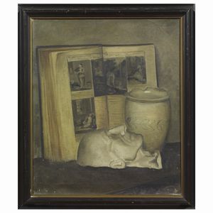 Scuola piemontese, sec. XX  - Asta ARCADE | DIPINTI DEL XIX E XX SECOLO - Associazione Nazionale - Case d'Asta italiane