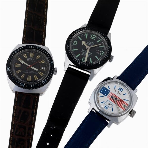 LOTTO DI TRE OROLOGI  - Asta Orologi e penne - Associazione Nazionale - Case d'Asta italiane