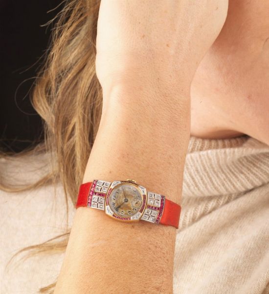 MOVADO OROLOGIO DA DONNA IN ORO  - Asta Orologi e penne - Associazione Nazionale - Case d'Asta italiane