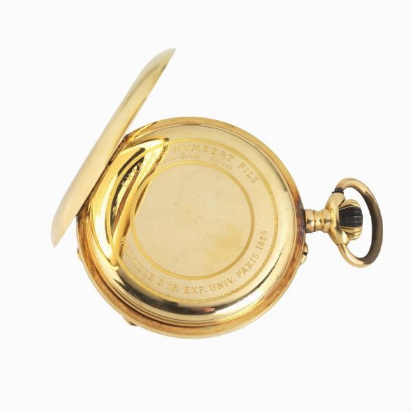 HUMBERT RAMUZ & CO. OROLOGIO DA TASCA N.714XX  - Asta Orologi e penne - Associazione Nazionale - Case d'Asta italiane