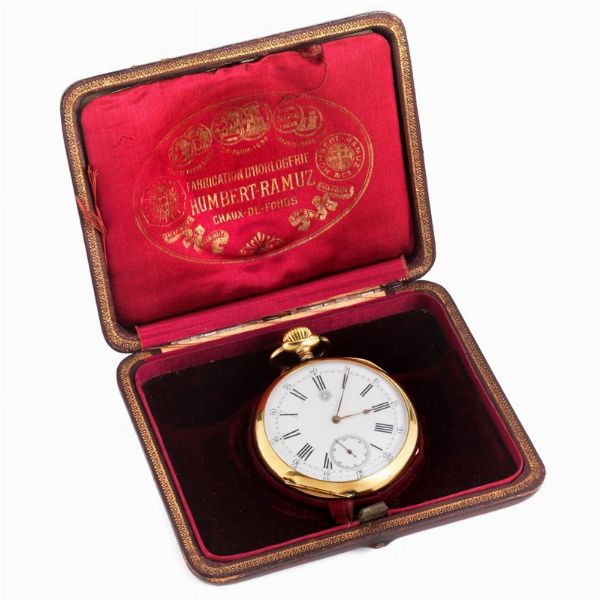 HUMBERT RAMUZ & CO. OROLOGIO DA TASCA N.714XX  - Asta Orologi e penne - Associazione Nazionale - Case d'Asta italiane