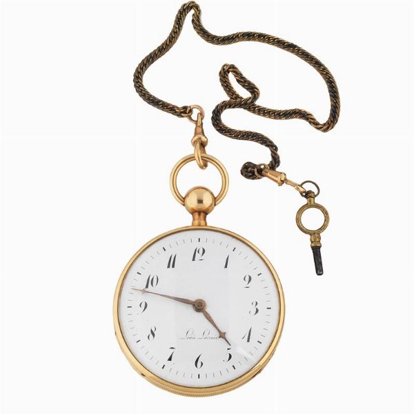 LOUIS LACROIX OROLOGIO DA TASCA RIPETIZIONE QUARTI  - Asta Orologi e penne - Associazione Nazionale - Case d'Asta italiane