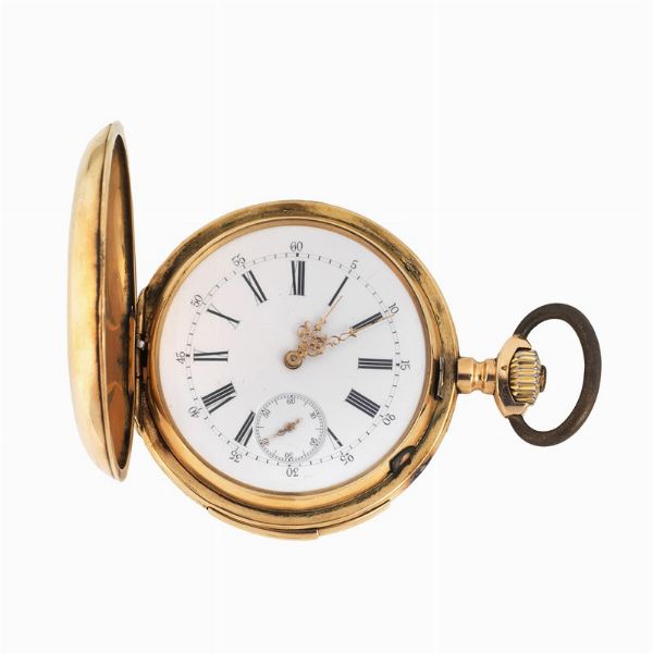 OROLOGIO DA TASCA IN ORO RIPETIZIONE MINUTI  - Asta Orologi e penne - Associazione Nazionale - Case d'Asta italiane