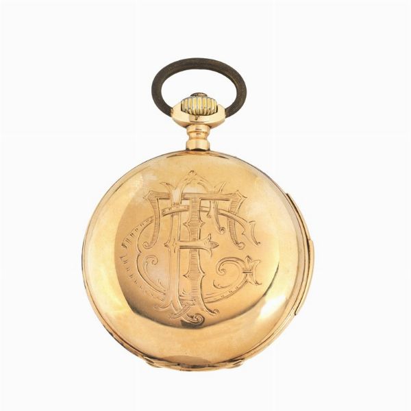 OROLOGIO DA TASCA IN ORO RIPETIZIONE MINUTI  - Asta Orologi e penne - Associazione Nazionale - Case d'Asta italiane