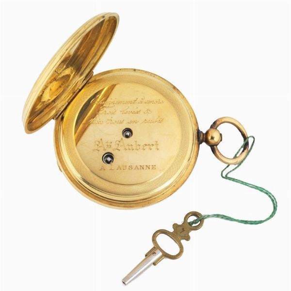 AUBERT OROLOGIO DA TASCA  - Asta Orologi e penne - Associazione Nazionale - Case d'Asta italiane