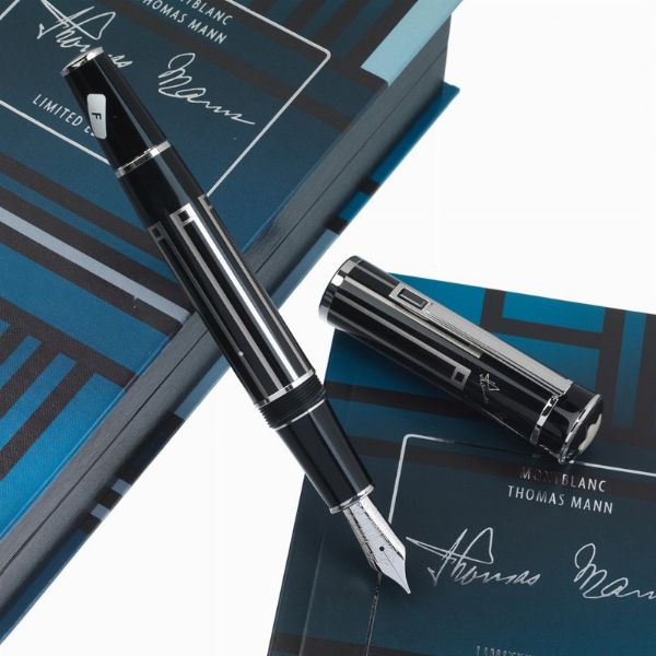 MONTBLANC THOMAS MANN PENNA STILOGRAFICA EDIZIONE LIMITATA N. 08986/12000 ANNO 2009  - Asta Orologi e penne - Associazione Nazionale - Case d'Asta italiane