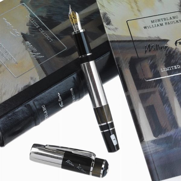 MONTBLANC WILLIAM FAULKNER PENNA STILOGRAFICA SERIE SCRITTORI EDIZIONE LIMITATA N.13607/16000, ANNO 2007  - Asta Orologi e penne - Associazione Nazionale - Case d'Asta italiane