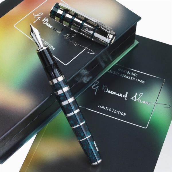MONTBLANC GEORGE BERNARD SHAW PENNA STILOGRAFICA EDIZIONE LIMITATA N. 08181/16000 ANNO 2008  - Asta Orologi e penne - Associazione Nazionale - Case d'Asta italiane