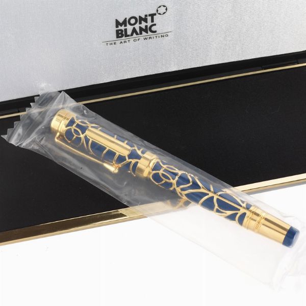 MONTBLANC : MONTBLANC THE PRINCE REGENT PENNA STILOGRAFICA SERIE PATRON OF ART EDIZIONE LIMITATA N. 2468/4810 ANNO 1995  - Asta Orologi e penne - Associazione Nazionale - Case d'Asta italiane
