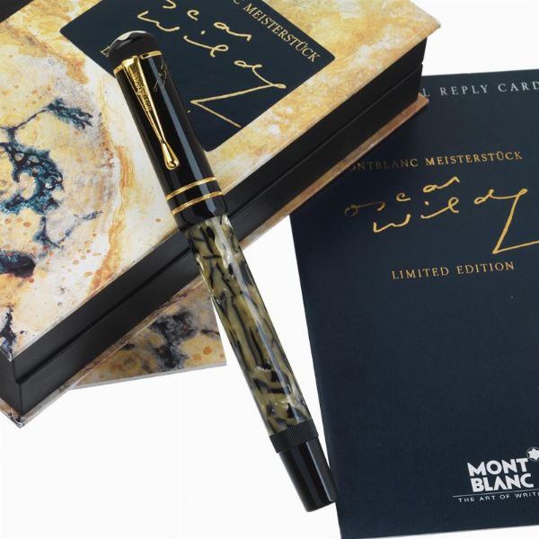 MONTBLANC OSCAR WILDE SERIE SCRITTORI EDIZIONE LIMITATA PENNA STILOGRAFICA N. 15655/20000 ANNO 1994  - Asta Orologi e penne - Associazione Nazionale - Case d'Asta italiane