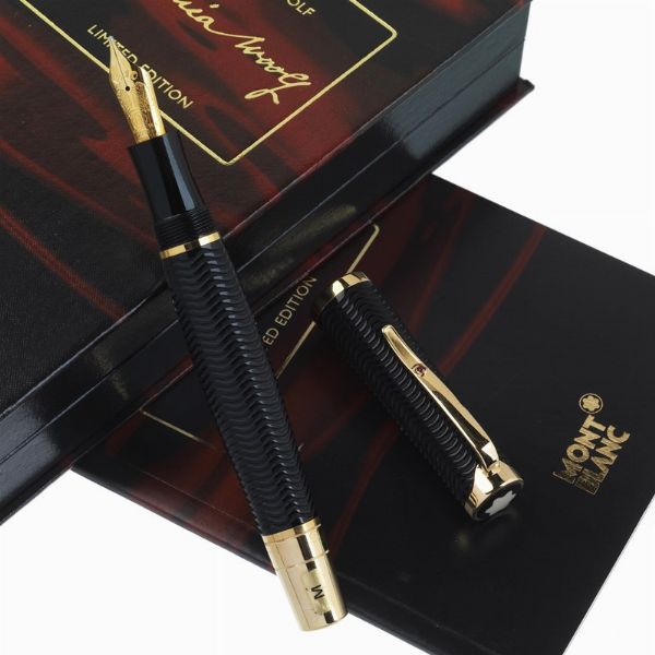 MONTBLANC VIRGINIA WOOLF PENNA STILOGRAFICA EDIZIONE LIMITATA N. 10358/16000 ANNO 2006  - Asta Orologi e penne - Associazione Nazionale - Case d'Asta italiane