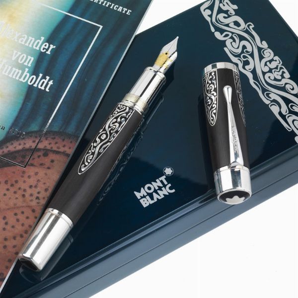 MONTBLANC ALEXADER VON HUMBOLDT PENNA STILOGRAFICA EDIZIONE LIMITATA N.1132/4810 ANNO 2007  - Asta Orologi e penne - Associazione Nazionale - Case d'Asta italiane