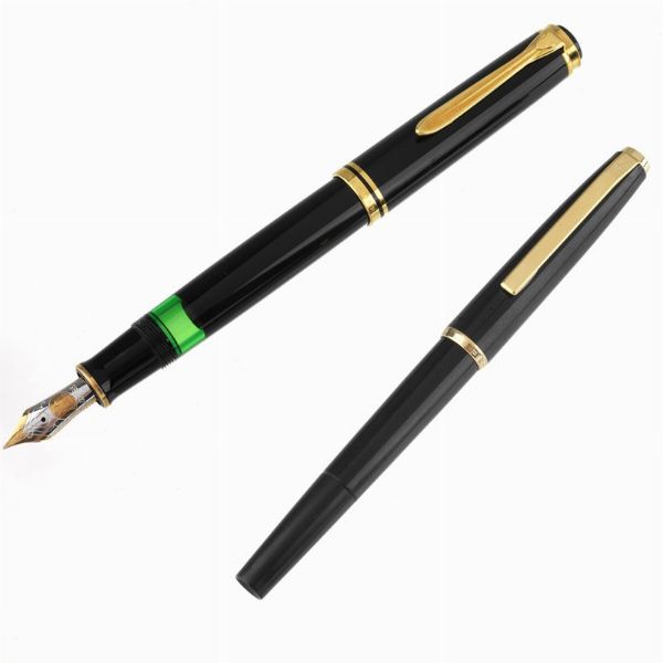 PELIKAN M800 PENNA STILOGRAFICA E PELIKAN PENNA STILOGRAFICA VECCHIO MODELLO  - Asta Orologi e penne - Associazione Nazionale - Case d'Asta italiane
