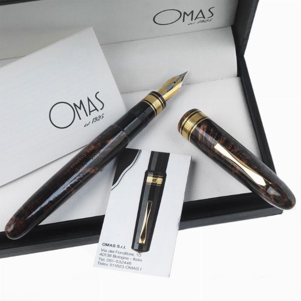 OMAS A.M. 87 PER CROTTINI PENNA STILOGRAFICA anno 1992  - Asta Orologi e penne - Associazione Nazionale - Case d'Asta italiane