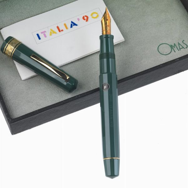 OMAS ITALIA '90 PENNA STILOGRAFICA  - Asta Orologi e penne - Associazione Nazionale - Case d'Asta italiane