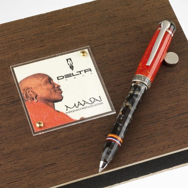 DELTA MAASAI PENNA ROLLER EDIZIONE LIMITATA N. 0215/1880  - Asta Orologi e penne - Associazione Nazionale - Case d'Asta italiane