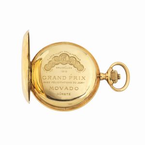 MOVADO SURETE OROLOGIO DA TASCA CRONOGRAFO MONOPULSANTE  - Asta Orologi e penne - Associazione Nazionale - Case d'Asta italiane