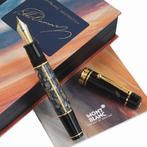 Omega, penna stilografica con pennino in oro 14KT  - Bertolami Fine Art