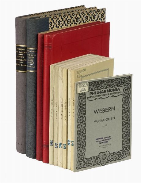 Raccolta di 27 spartiti musicali.  - Asta Libri, autografi e manoscritti - Associazione Nazionale - Case d'Asta italiane