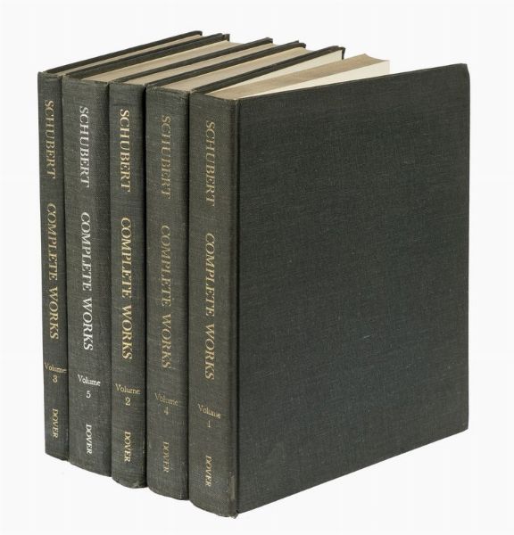 FRANZ SCHUBERT : Complete works.  - Asta Libri, autografi e manoscritti - Associazione Nazionale - Case d'Asta italiane