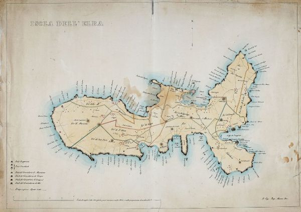 SCIPIONE MAZZEI : Isola dell'Elba.  - Asta Libri, autografi e manoscritti - Associazione Nazionale - Case d'Asta italiane