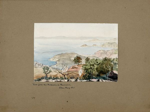 WOLFGANG SARTORIUS VON WALTERSHAUSEN : Album contenente 80 vedute di citt e isole italiane.  - Asta Libri, autografi e manoscritti - Associazione Nazionale - Case d'Asta italiane