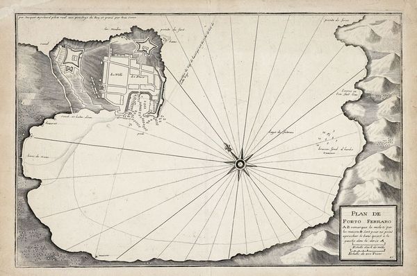 Jacques Ayrouard : Plan de Porto Ferraro / Plan de Porto Longon / Plan de la Rade des canelles?, Plan du Port de S.t pierre de campè, Plan  de l?isle Planè, Plan de la Rade de S.te marie chapelle et de la rade des Isles figaronne en corse.  - Asta Libri, autografi e manoscritti - Associazione Nazionale - Case d'Asta italiane