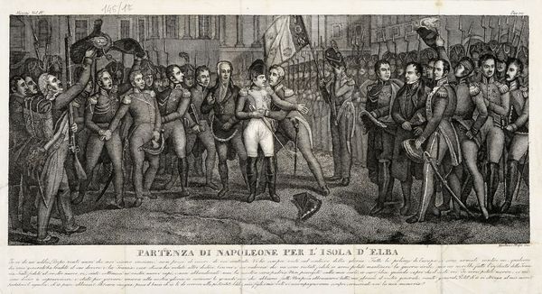 Dodici incisioni raffiguranti l'arrivo e la partenza di Napoleone dall'Isola d'Elba.  - Asta Libri, autografi e manoscritti - Associazione Nazionale - Case d'Asta italiane