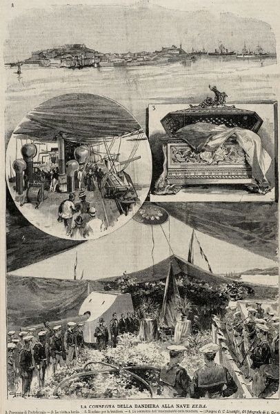 Lotto di sedici illustrazioni da periodici con vedute dell'Isola d'Elba.  - Asta Libri, autografi e manoscritti - Associazione Nazionale - Case d'Asta italiane