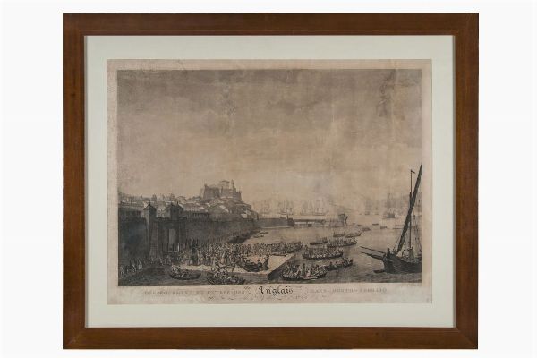 GIUSEPPE CALENDI : DBARQUEMENT ET ENTRE DES ANGLAIS DANS PORTO-FERRAJO. Le 10 Jullet (sic) 1796.  - Asta Libri, autografi e manoscritti - Associazione Nazionale - Case d'Asta italiane