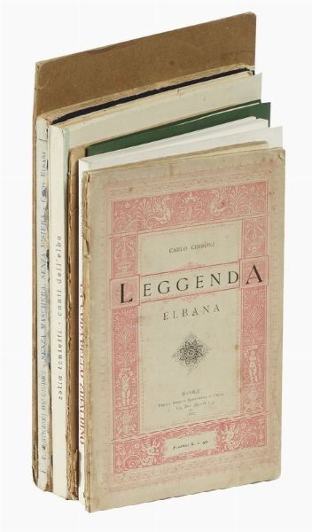 Lotto di 8 opere di letteratura sull'Isola d'Elba.  - Asta Libri, autografi e manoscritti - Associazione Nazionale - Case d'Asta italiane