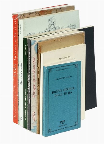 Lotto di 9 opere di storia elbana.  - Asta Libri, autografi e manoscritti - Associazione Nazionale - Case d'Asta italiane