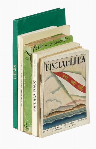 Lotto di 15 opere di storia e letteratura sull'Isola d'Elba.  - Asta Libri, autografi e manoscritti - Associazione Nazionale - Case d'Asta italiane