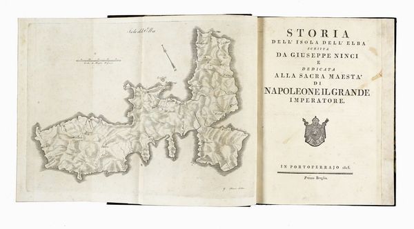 GIUSEPPE NINCI : Storia dell'isola dell'Elba.  - Asta Libri, autografi e manoscritti - Associazione Nazionale - Case d'Asta italiane