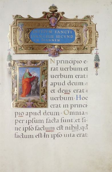 Lezionario Farnese.  - Asta Libri, autografi e manoscritti - Associazione Nazionale - Case d'Asta italiane