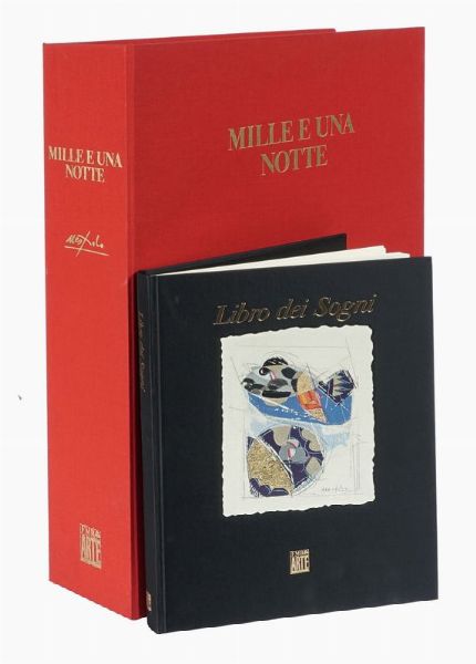 Le Mille e Una Notte. Introduzione di Angelo Airoli. Illustrazioni di Ugo Nespolo.  - Asta Libri, autografi e manoscritti - Associazione Nazionale - Case d'Asta italiane