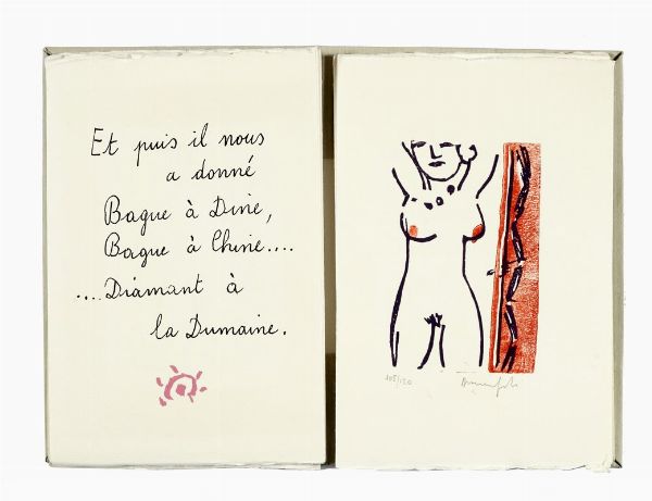 Pierre Alechinsky : Les Trains psychiques.  - Asta Libri, autografi e manoscritti - Associazione Nazionale - Case d'Asta italiane