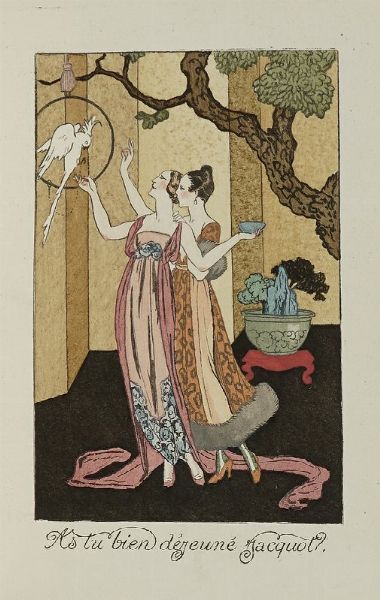 GEORGE BARBIER : La Guirlande des mois. Premire (-Cinquime anne).  - Asta Libri, autografi e manoscritti - Associazione Nazionale - Case d'Asta italiane